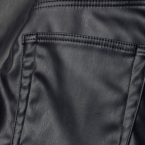 Black faux leather pants from H&M - Picture 2 of 2